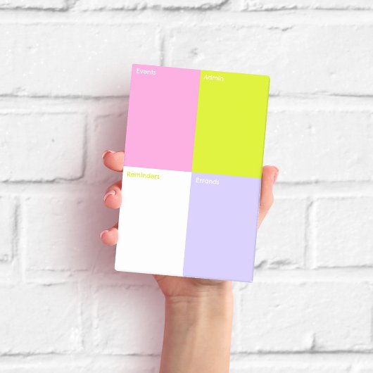 Post-it® Blocs-notes adhésifs Color Block moyens