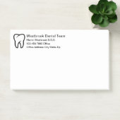 Post-it® Blocs-notes adhésifs de thème de dentiste de choix (Bureau)