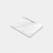 Post-it® Blocs-notes adhésifs en marbre personnalisables po (Incliné)