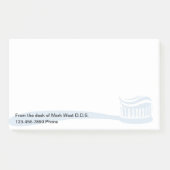 Post-it® Blocs-notes adhésifs simples pour cabinet dentaire (Devant)