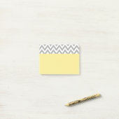 Post-it® Blocs-notes cadeau jaune gris pour l'école (Sur un bureau)