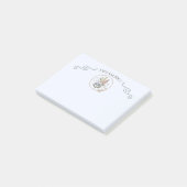 Post-it, bloemig en verfijnd. post-it® notes (Schuin)