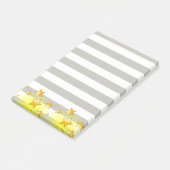 Post-it Blokjes Grijs Streep Gele Sterren Post-it® Notes (Schuin)