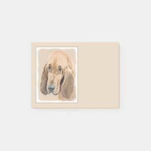 Post-it® Bloodhound Peinture - Joli chien d'origine art