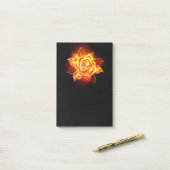 Post-it® Blooming Fire Rose (Sur un bureau)