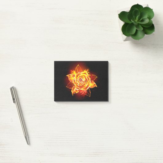 Post-it® Blooming Fire Rose (Bureau)