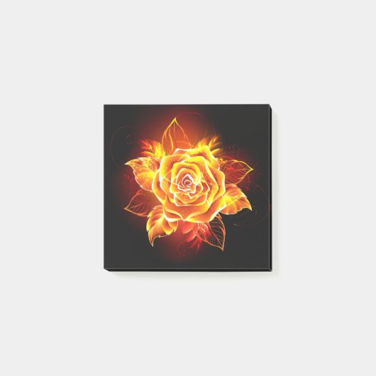 Post-it® Blooming Fire Rose (Devant)