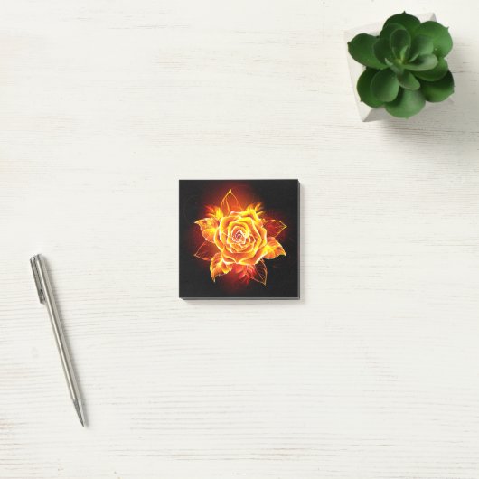 Post-it® Blooming Fire Rose (Bureau)