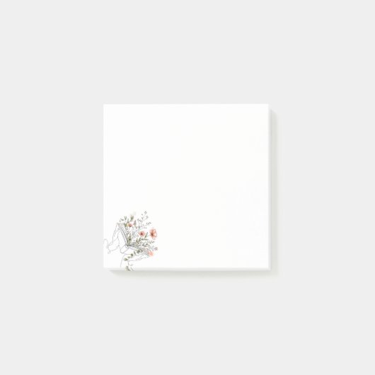 Post-it® Blooms Book Ligne d'art botanique (Devant)