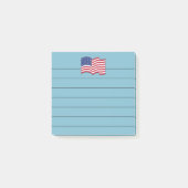 Post-it® Blue American Flag Post Il Notes Cadeau (Devant)