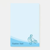 Post-it® Blue Bird Music (Devant)