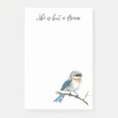 Post-it® Blue Bird on a Tree Branch (Devant)