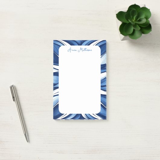 Post-it® Blue Bliss Floral bio (Bureau)