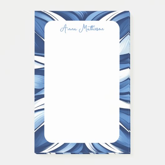 Post-it® Blue Bliss Floral bio (Devant)