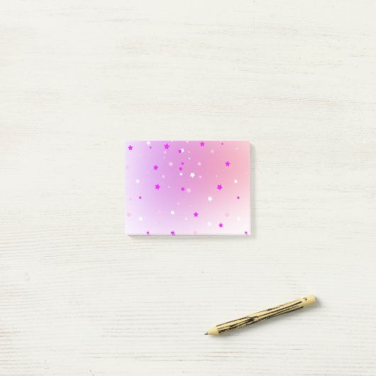 Post-it® blue fantasy butterfly (Sur un bureau)
