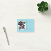 Post-it® Blue Heeler Cowboy Dog Punny Howldy Cattle Dog (Bureau)