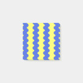 Post-it® Blue Lime Wavy Stripe Bold Moderne Fournitures de (Devant)
