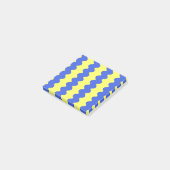 Post-it® Blue Lime Wavy Stripe Bold Moderne Fournitures de  (Incliné)
