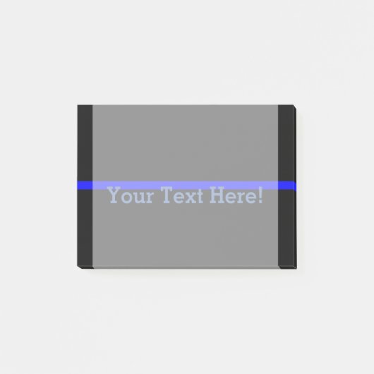 Post-it® Blue Line mince symbolique personnalisent ceci (Devant)