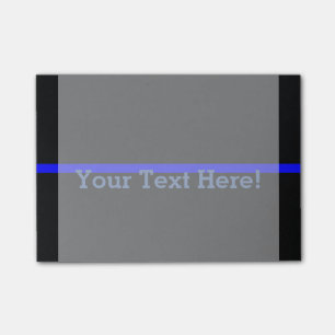 Post-it® Blue Line mince symbolique personnalisent ceci