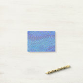 Post-it® Blue mermaid scales, fish scale (Sur un bureau)