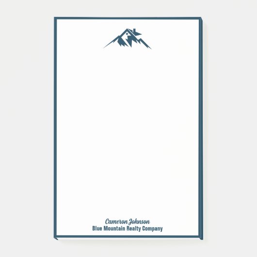 Post-it® Blue Mountain Real Estate Company Custom Realtor (Devant)