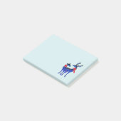 Post-it® Blue Nordic Christmas Reindeer Pair (Incliné)