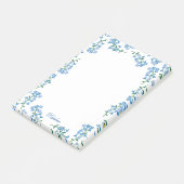Post-it® Blue Oubliez-Moi Nots - Ajoutez Votre Nom (Incliné)