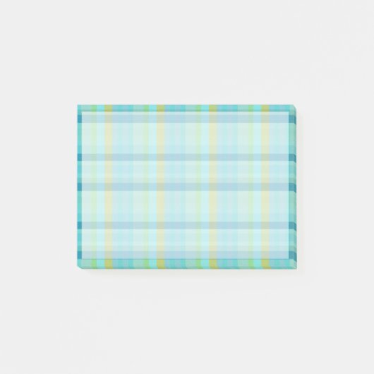 Post-it® Blue Plaid par Shirley Taylor (Devant)