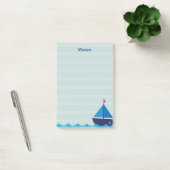 Post-it® Blue Sail Boat Post it Notes Papeterie (Bureau)