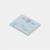 Post-it® Blue Whales (Incliné)