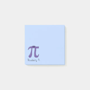 Post-it® Blueberry Pi Cute Math Pi Notes Jour