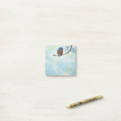 Post-it® Bluebird Oiseau Art Nature Post It Note Pad (Sur un bureau)