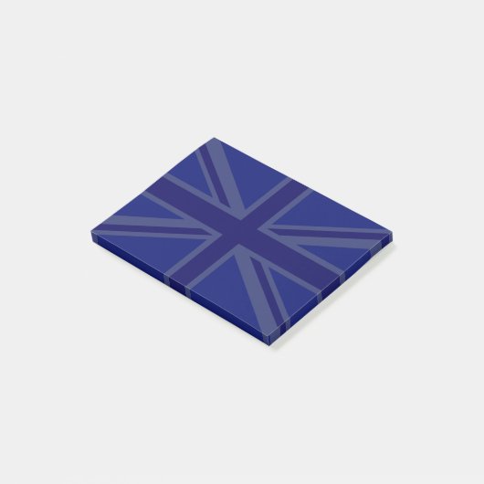 Post-it® Blues pour une Union Jack (Incliné)