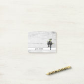 Post-it® Bluescroco (Sur un bureau)