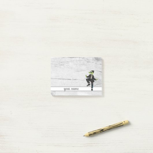 Post-it® Bluescroco (Sur un bureau)