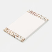Post-it® Blush Chic Ivoire Léopard (Incliné)