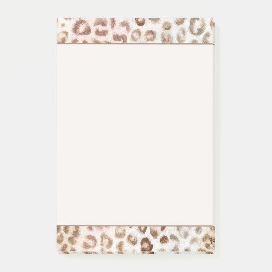 Post-it® Blush Chic Ivoire Léopard (Devant)
