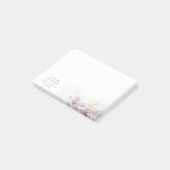 Post-it® Blush Lilac Aquarelle Rose Floral Bunal Business (Incliné)