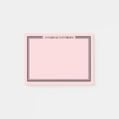 Post-it® Blush Pink Monogram (Devant)