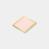 Post-it® Blush Rose et Faux Gold Foil (Incliné)