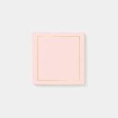 Post-it® Blush Rose et Faux Gold Foil (Devant)