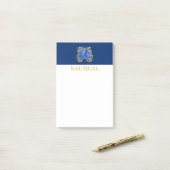 Post-it® Boat Beach House Octopus Custom (Sur un bureau)