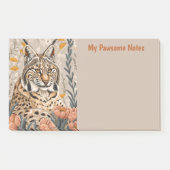 Post-it® Bobcat Chat Boho My Pawsome Personnel (Devant)
