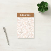 Post-it® Boeuf mignon cerf modèle floral (Bureau)
