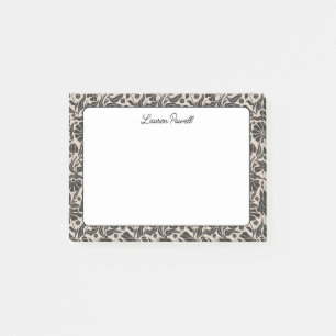 Post-it® Boho Botanique Nom personnalisé Papier à lettres