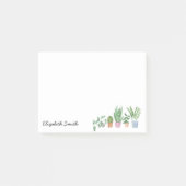 Post-it® Boho Chic Aquarelle Verdure Poted Houseplant Non (Devant)