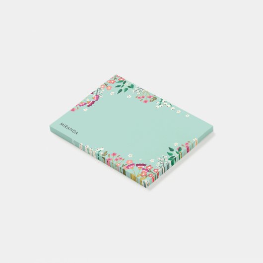 Post-it® Boho Fleurs sauvages (Incliné)