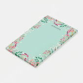 Post-it® Boho Fleurs sauvages - Nom (Incliné)