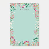 Post-it® Boho Fleurs sauvages - Nom (Devant)